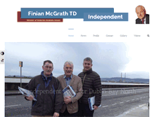 Tablet Screenshot of finianmcgrath.ie